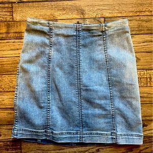 Free People Denim Mini Skirt Size 4